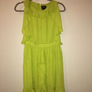 Fun Lime Green Midi Dress